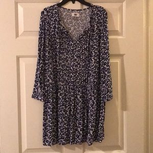 Floral long sleeve dress
